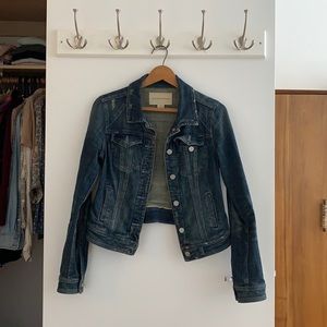 Pilcro weathered-look jeans jacket